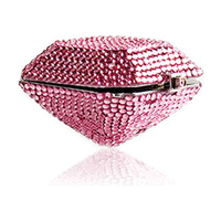 JUDITH LEIBER Pink Crystal