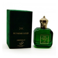 PARIS WORLD LUXURY 24K Supreme Gold Emerald